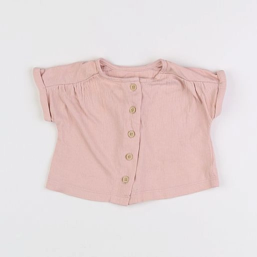 Vertbaudet - blouse rose - 3 mois