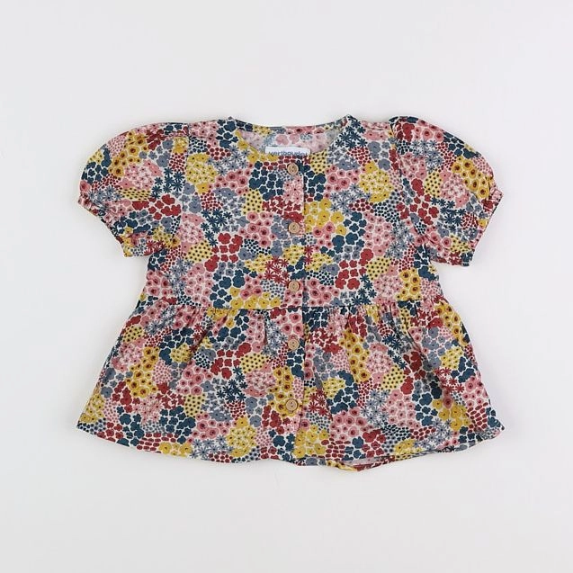 Vertbaudet - blouse multicolore - 12 mois