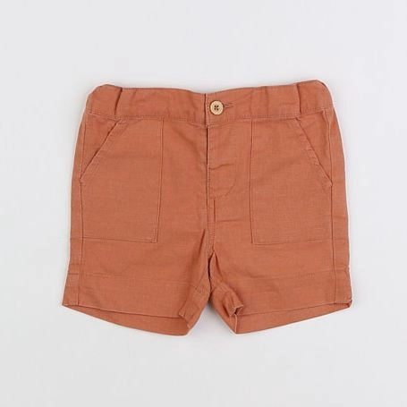 Vertbaudet - short marron - 6 mois