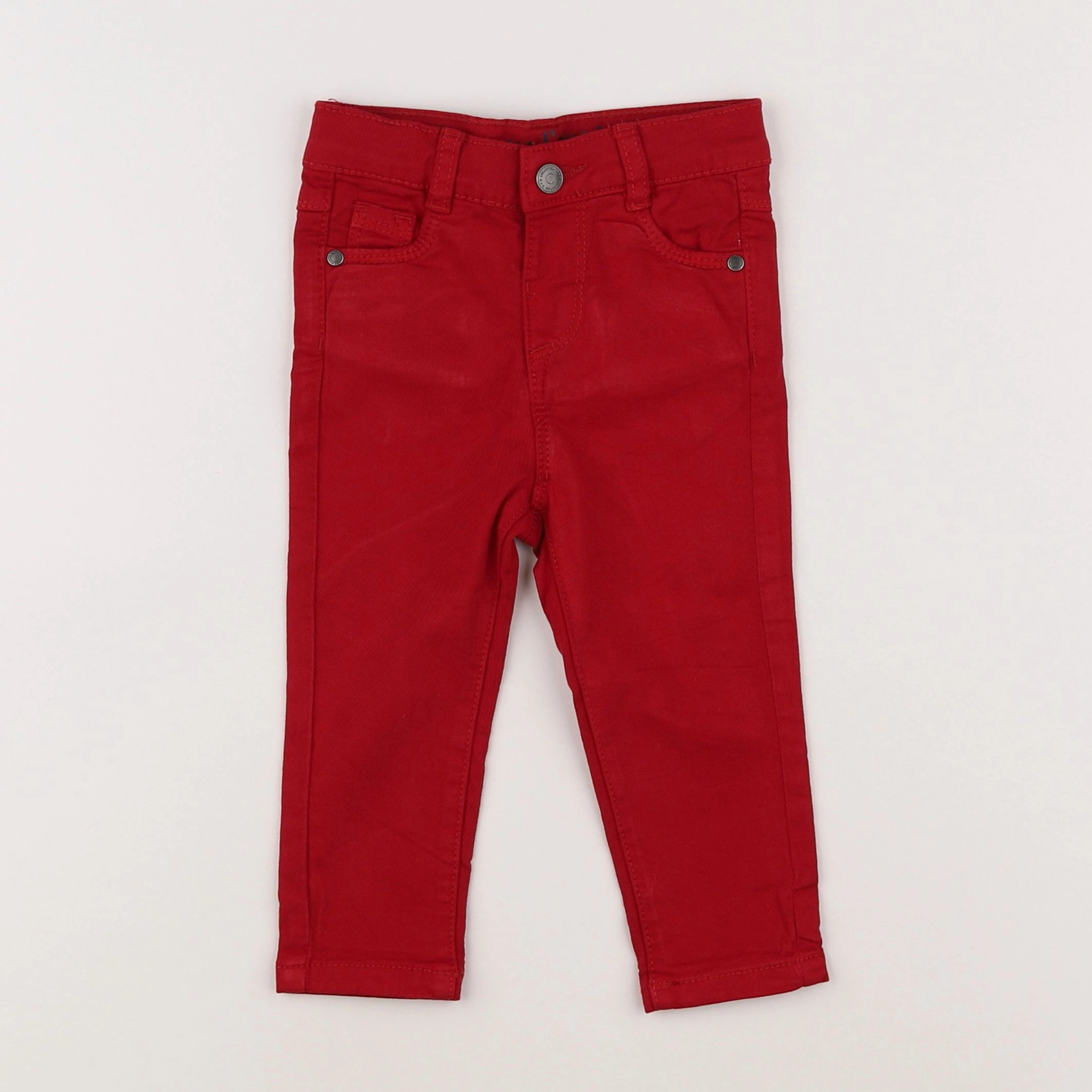 Tape à l'oeil - pantalon rouge - 12 mois