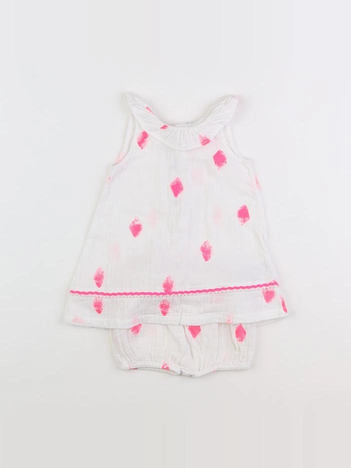 Billie Blush - robe blanc - 9 mois
