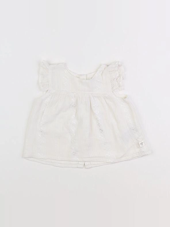 Carrément Beau - blouse blanc - 9 mois