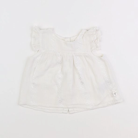 Carrément Beau - blouse blanc - 9 mois