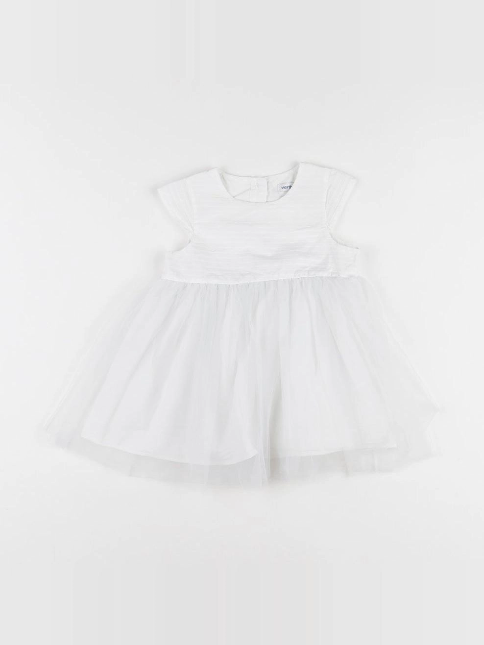 Vertbaudet - robe blanc - 18 mois