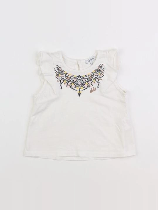 IKKS - tee-shirt blanc - 12 mois