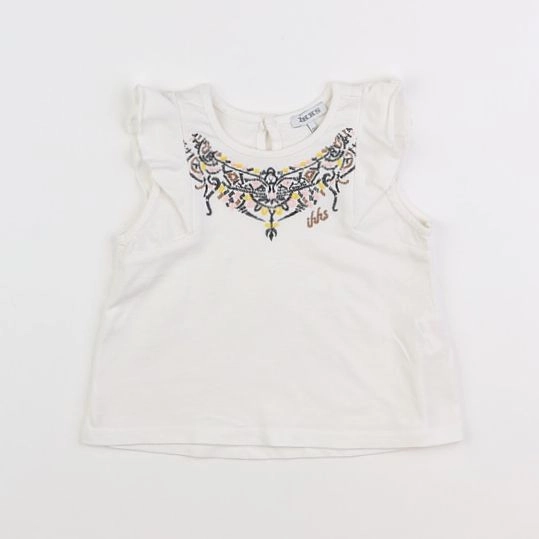 IKKS - tee-shirt blanc - 12 mois