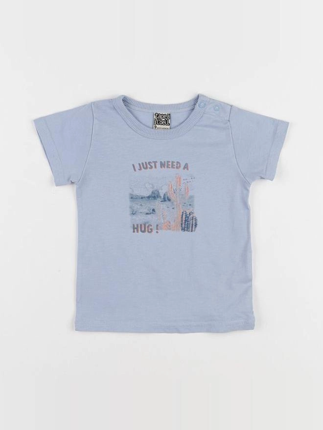 Tape à l'oeil - tee-shirt bleu - 9 mois
