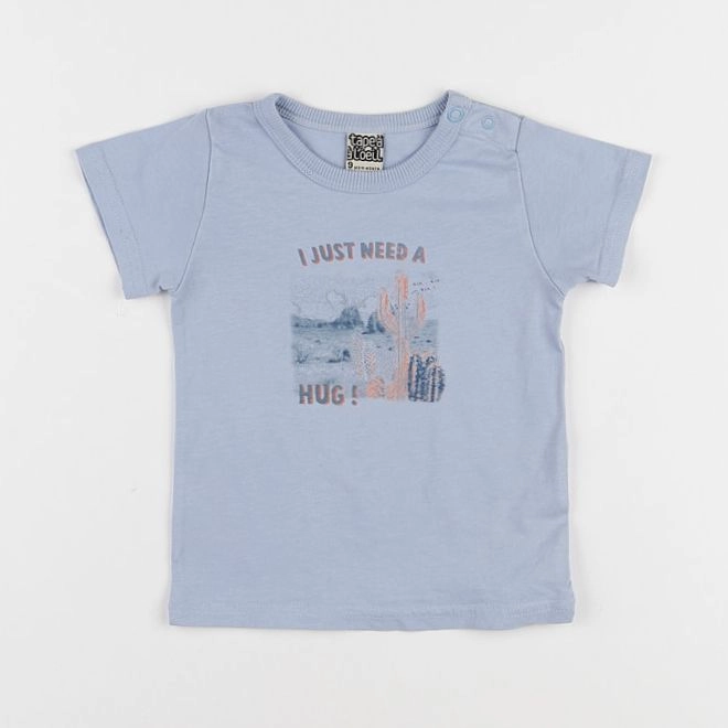 Tape à l'oeil - tee-shirt bleu - 9 mois