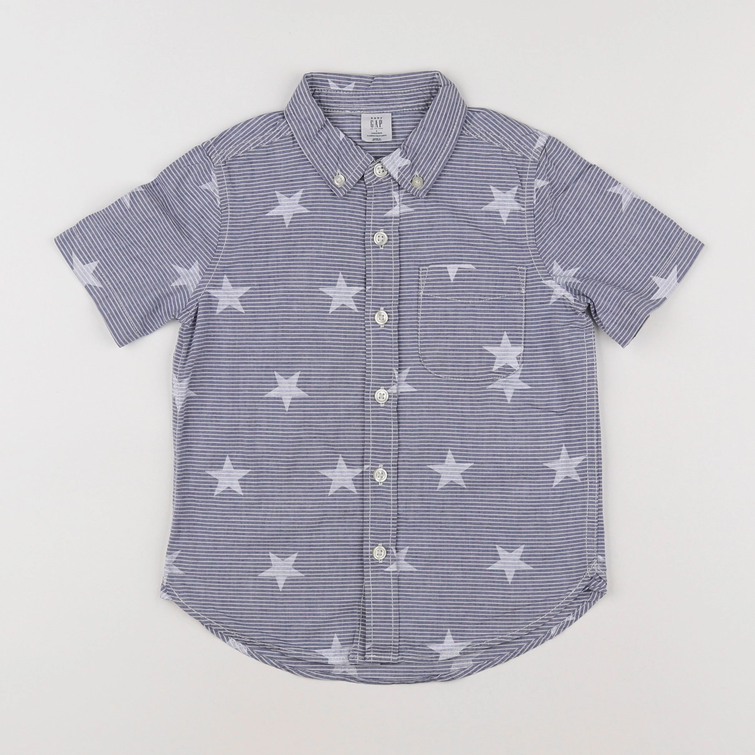 GAP - chemise gris - 4 ans