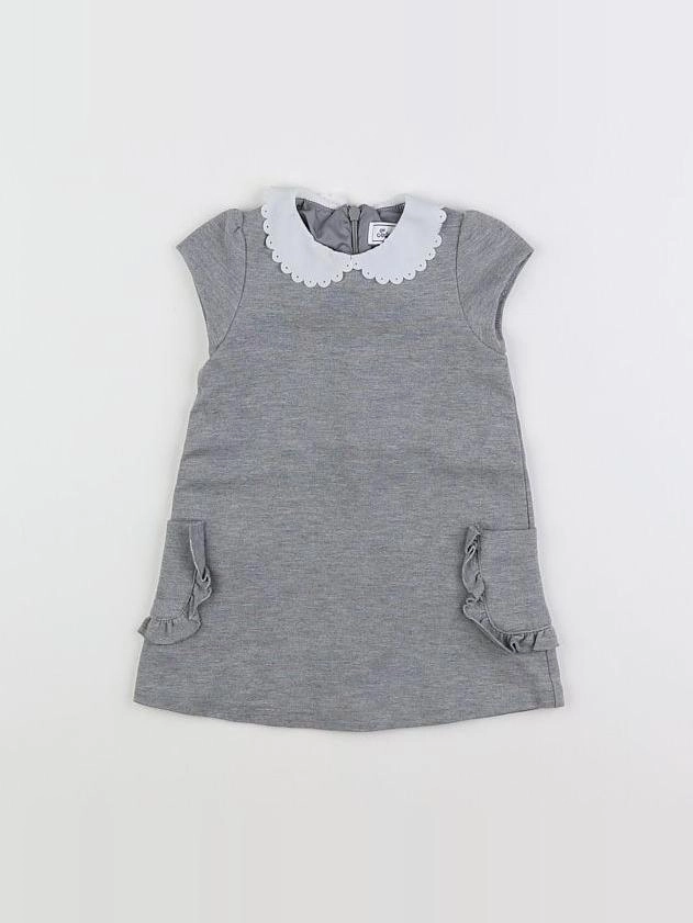 Tartine & Chocolat - robe gris - 12 mois