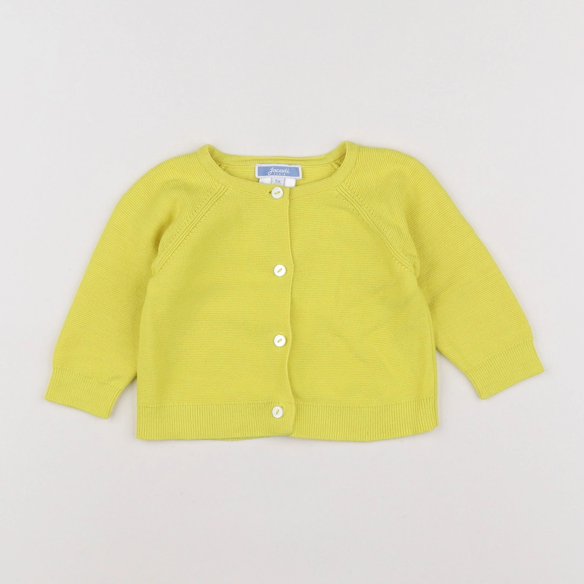 Jacadi - gilet jaune - 6 mois