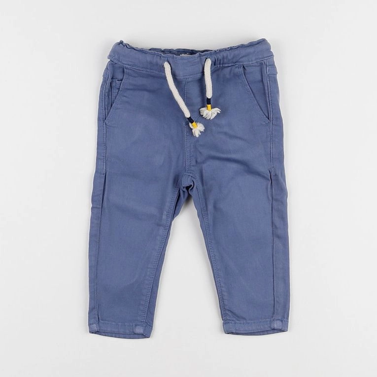 Eden & Victor - pantalon bleu - 12 mois