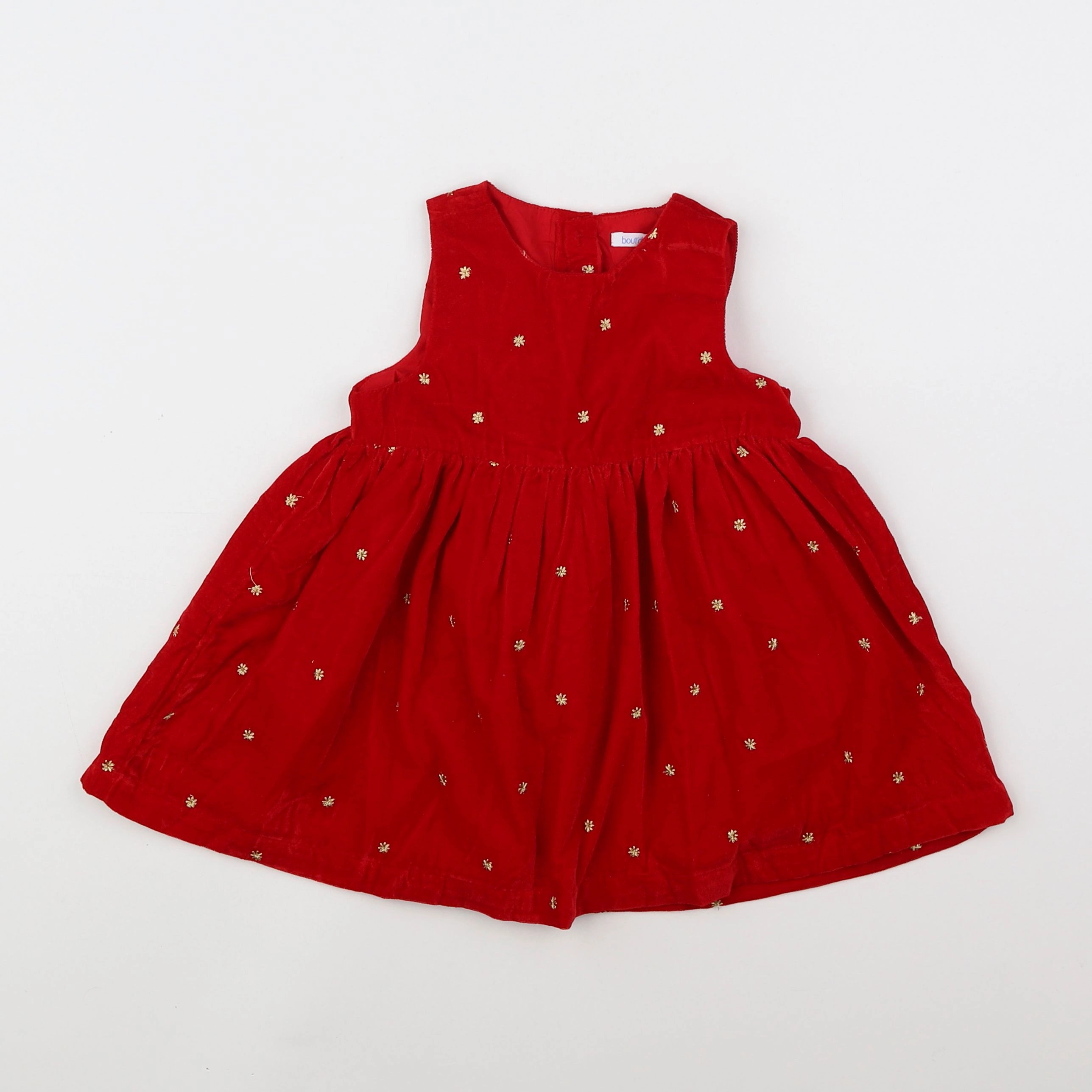 Boutchou - robe rouge - 12 mois