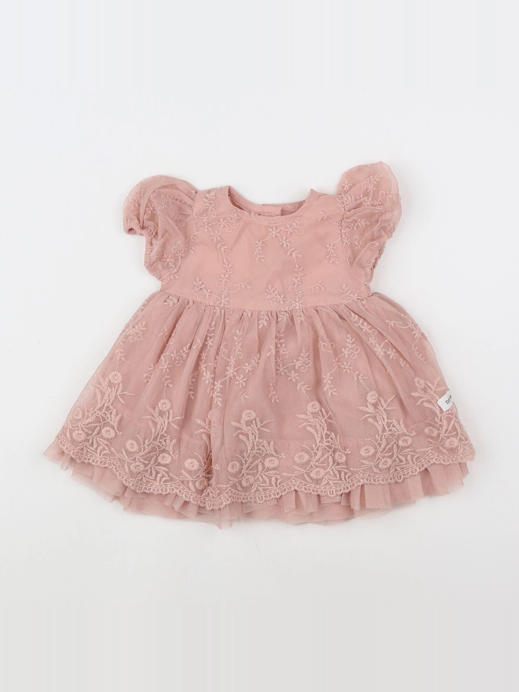 Newbie - robe rose - 3 mois