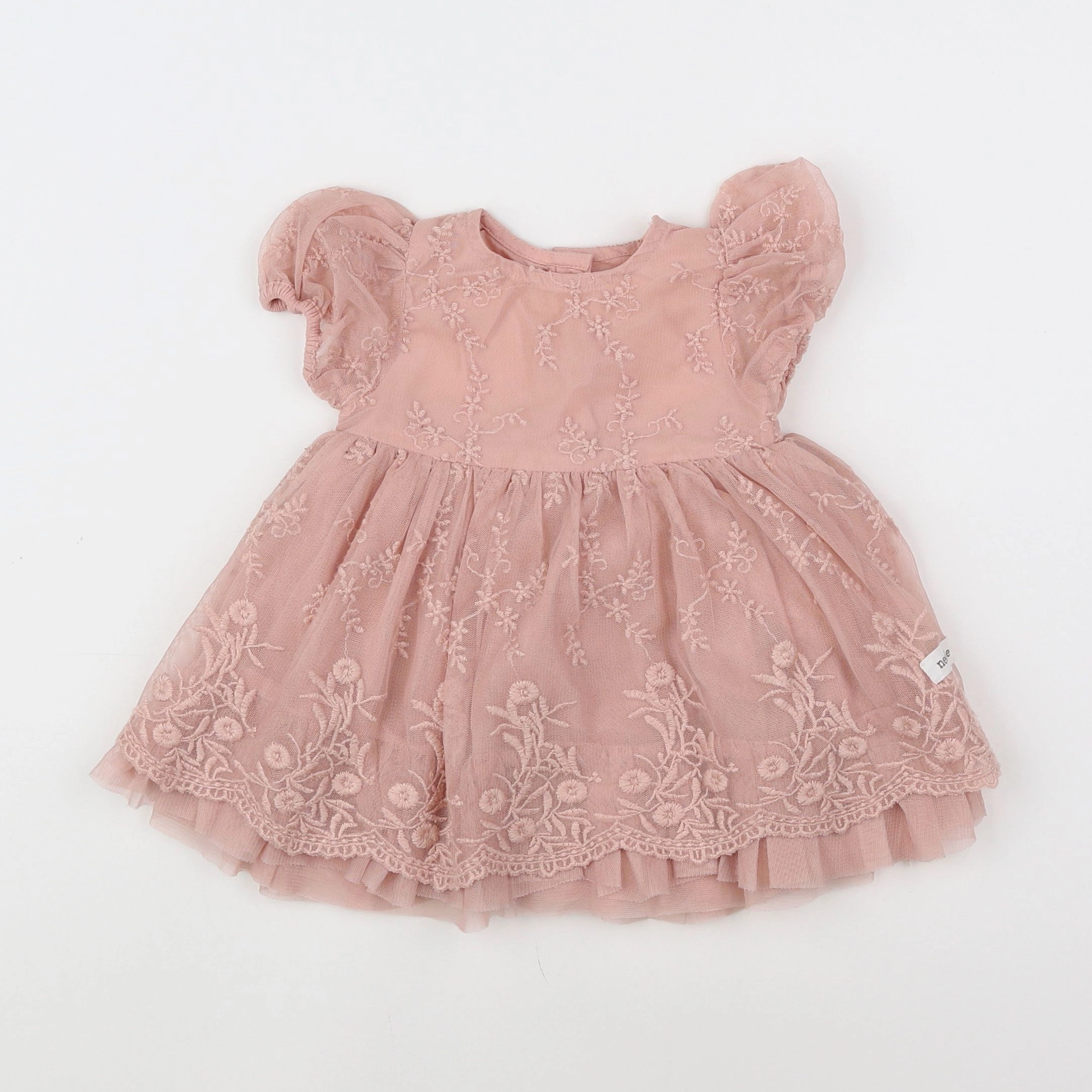 Newbie - robe rose - 3 mois