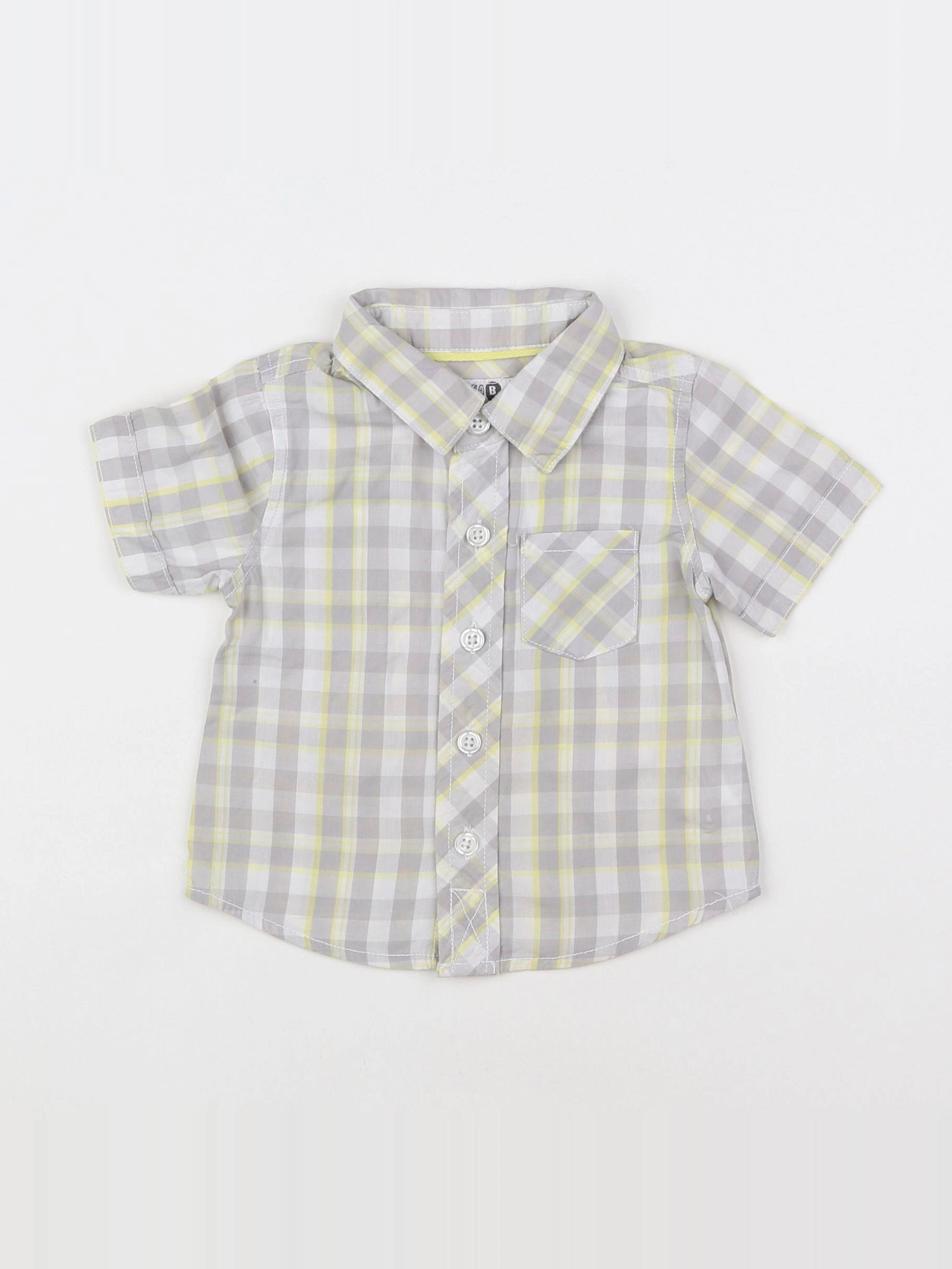 Tape à l'oeil - chemise jaune - 12 mois
