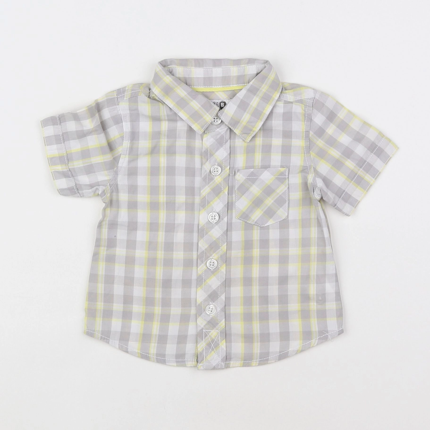 Tape à l'oeil - chemise jaune - 12 mois