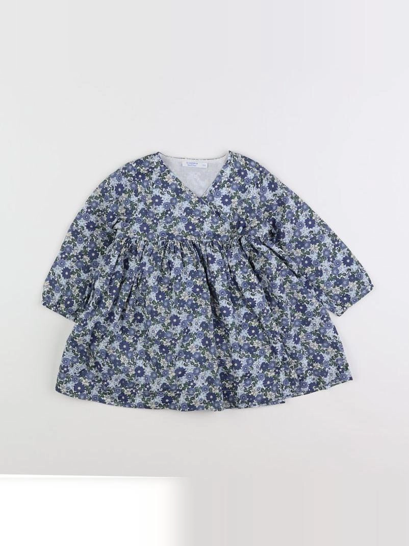 Boutchou - robe bleu - 12 mois