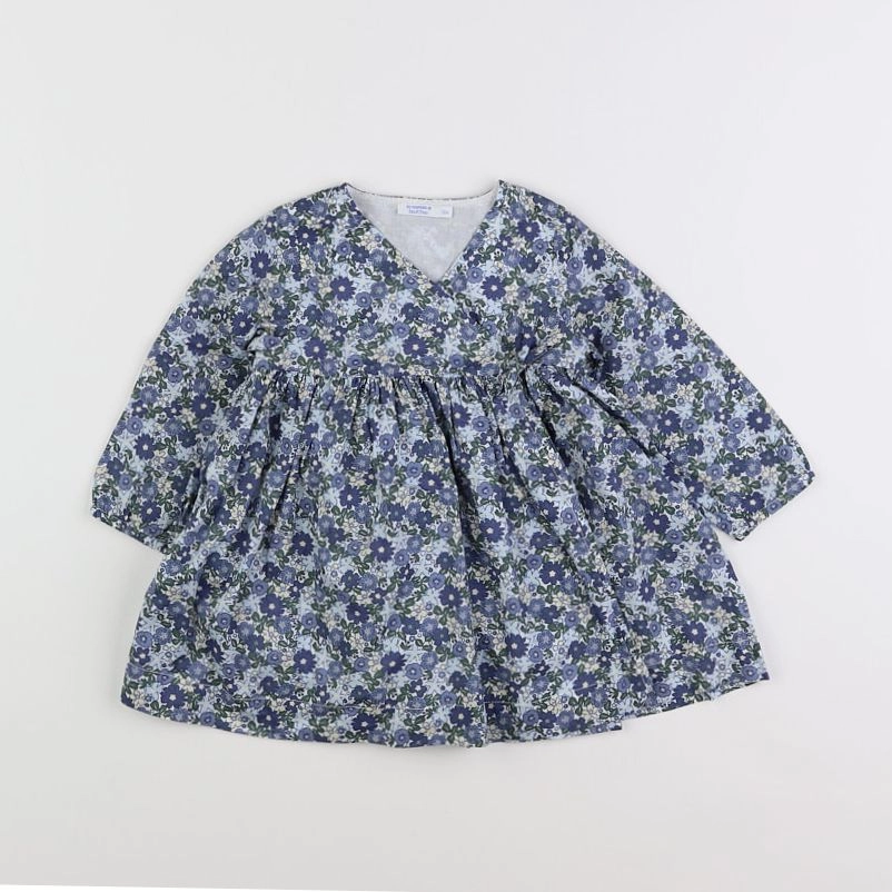 Boutchou - robe bleu - 12 mois