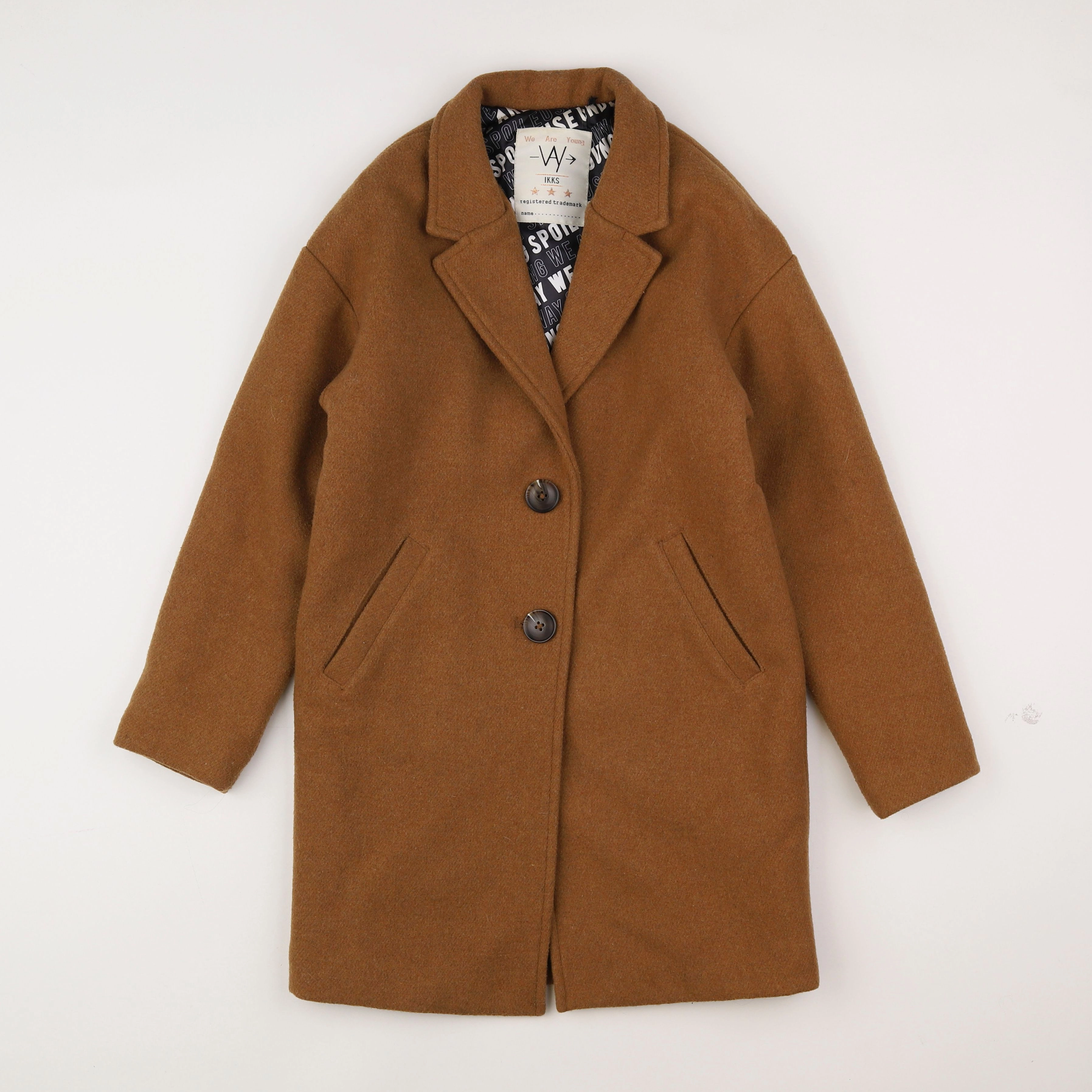 IKKS - manteau marron - 10 ans