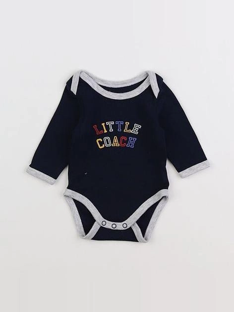 Vertbaudet - body bleu - 1 mois