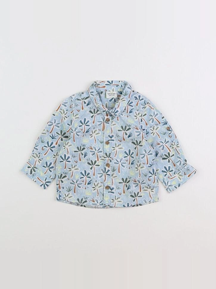 Tape à l'oeil - chemise bleu - 12 mois