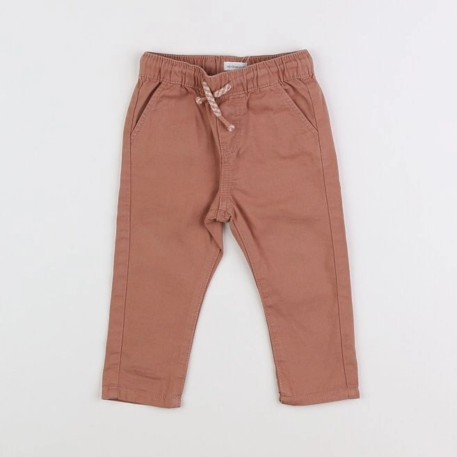 Vertbaudet - pantalon rose - 9 mois