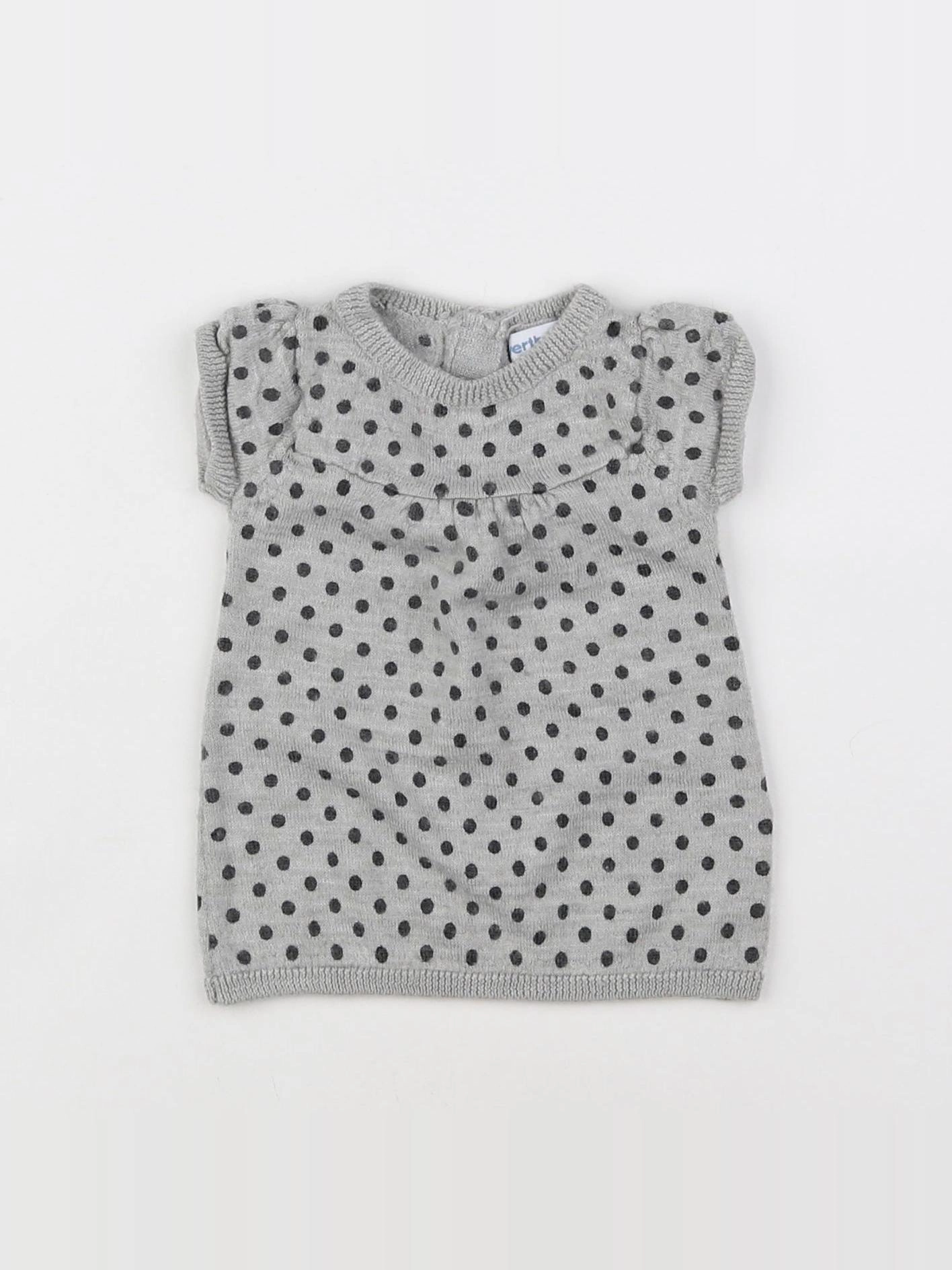 Vertbaudet - robe gris - 3 mois