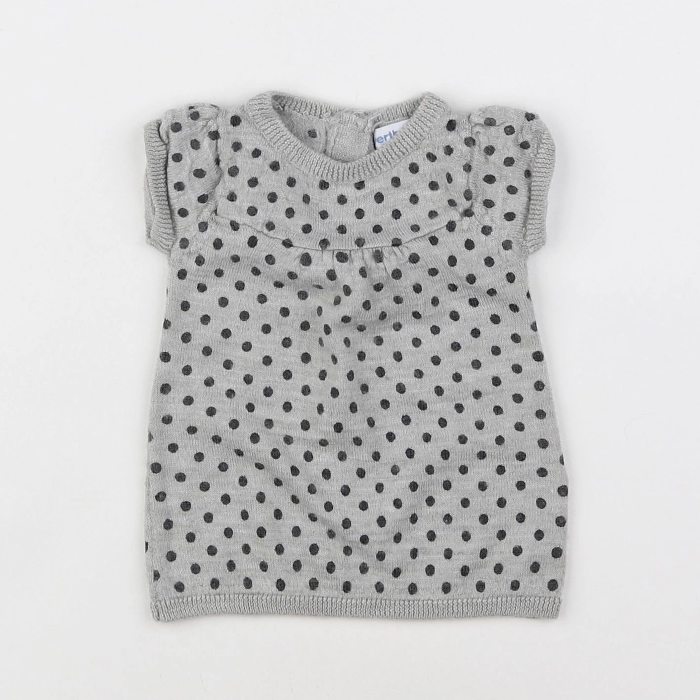 Vertbaudet - robe gris - 3 mois