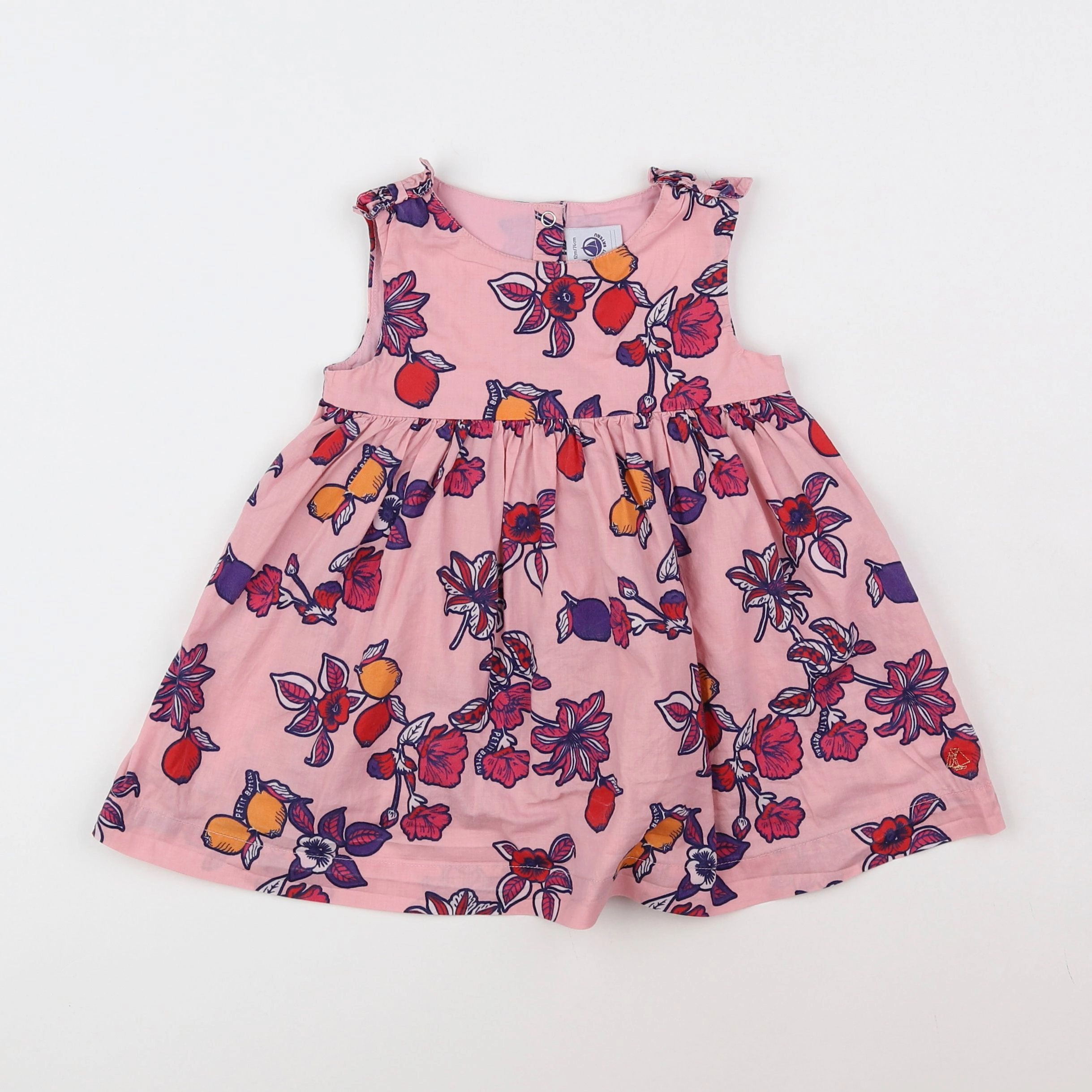 Petit Bateau - robe rose - 12 mois