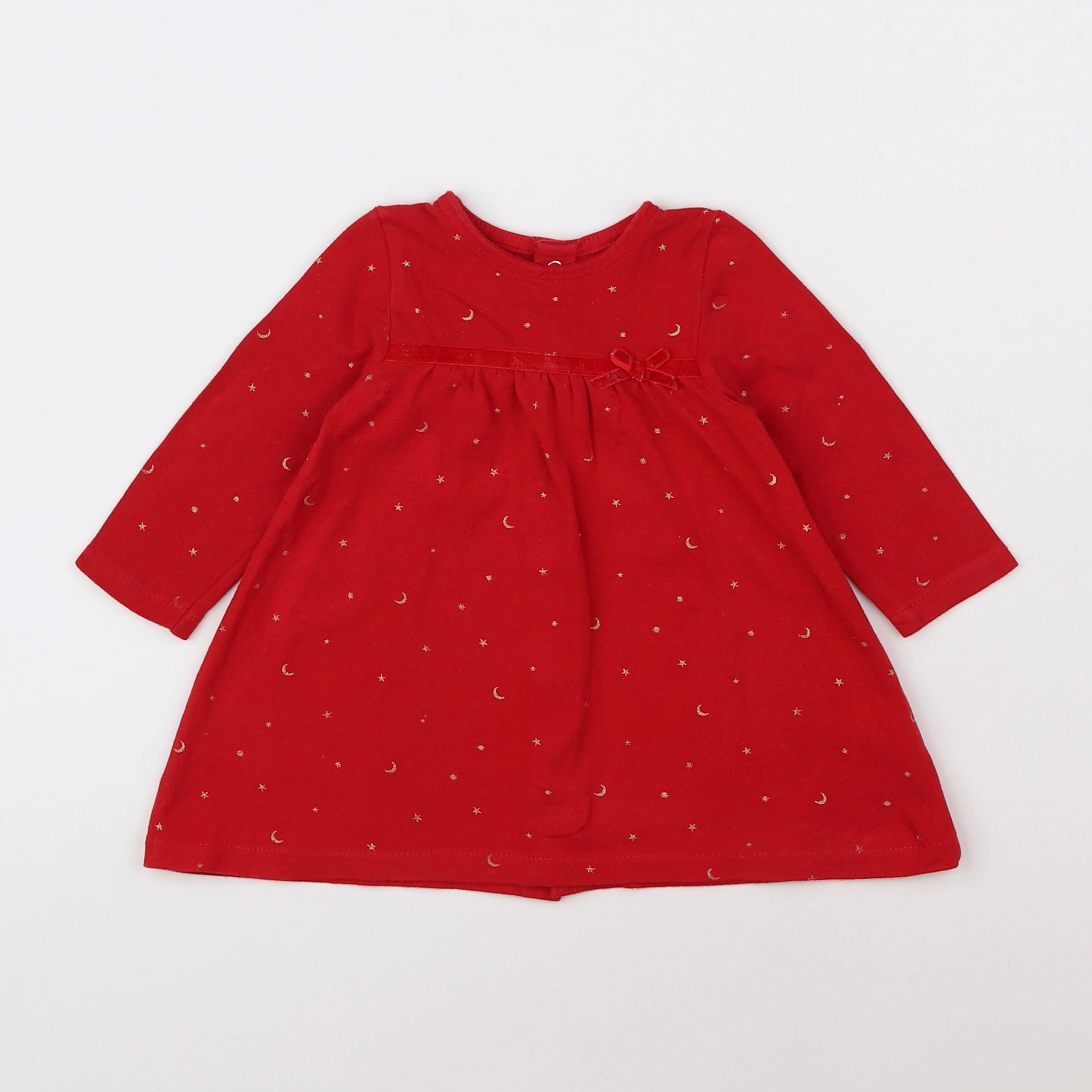 Vertbaudet - robe rouge - 6 mois
