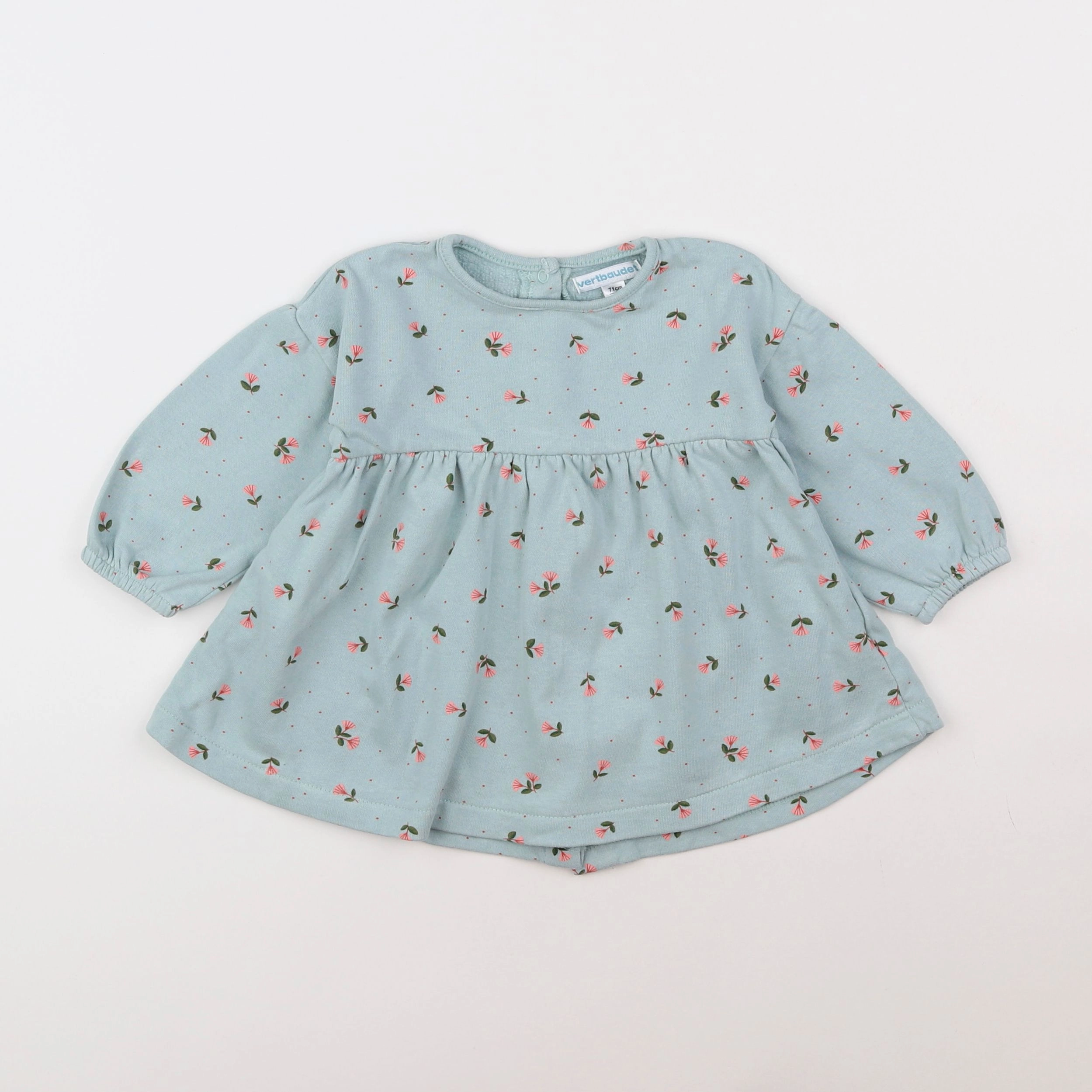 Vertbaudet - robe multicolore - 9 mois