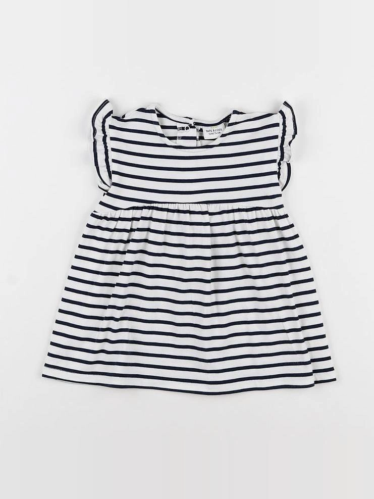 Tape à l'oeil - robe bleu - 12 mois