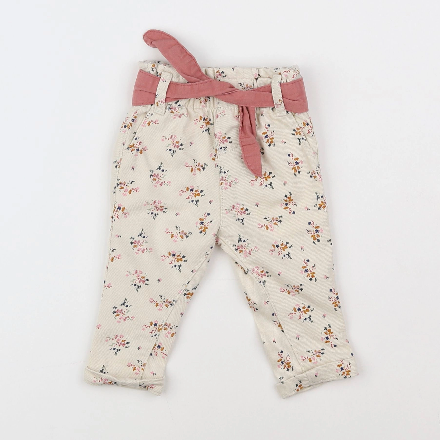 Vertbaudet - jean beige - 3 mois