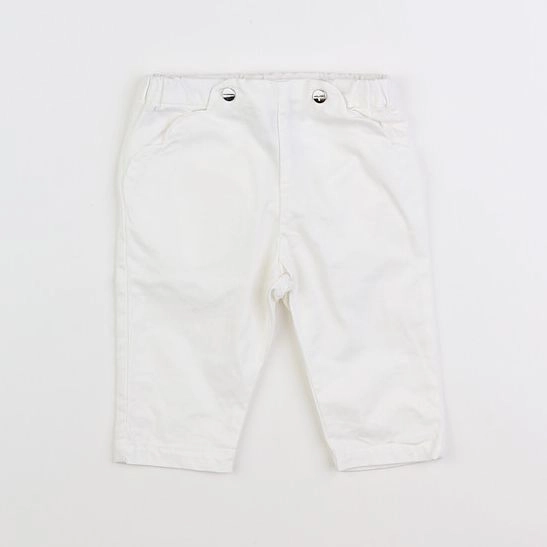 Jacadi - pantalon blanc - 6 mois