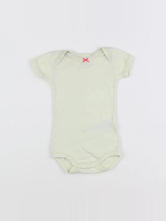 Petit Bateau - body vert - 3 mois