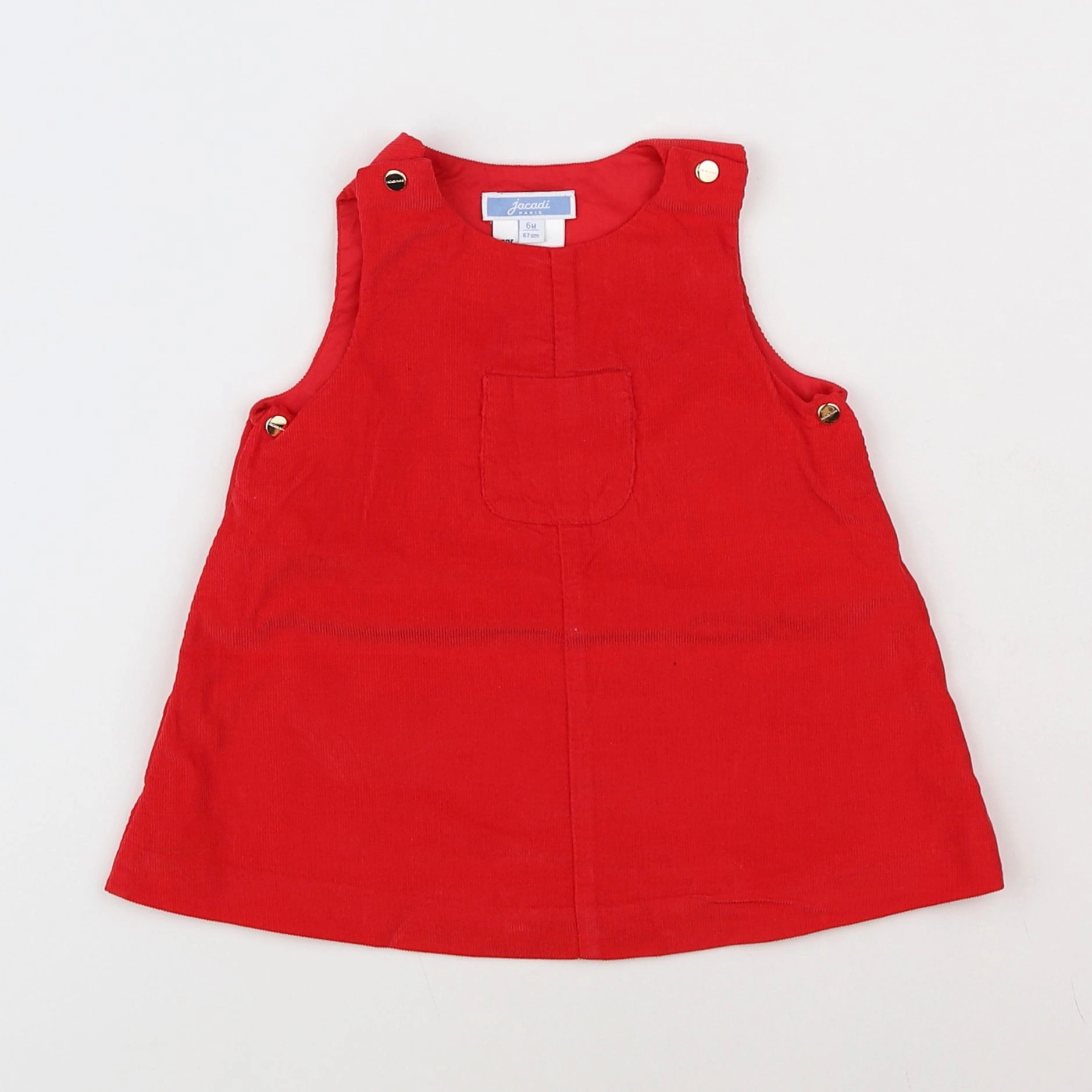 Jacadi - robe rouge - 6 mois