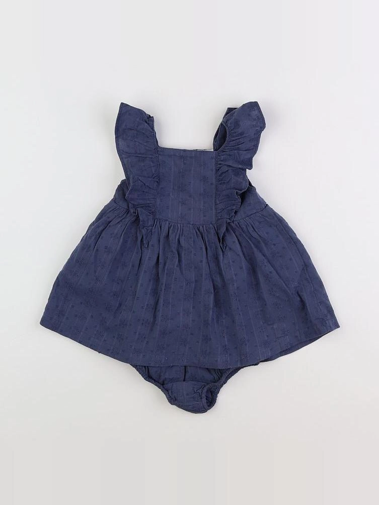 Tape à l'oeil - robe bleu - 12 mois