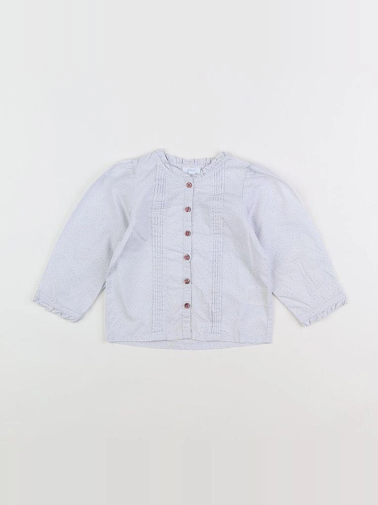 Jacadi - blouse bleu - 18 mois
