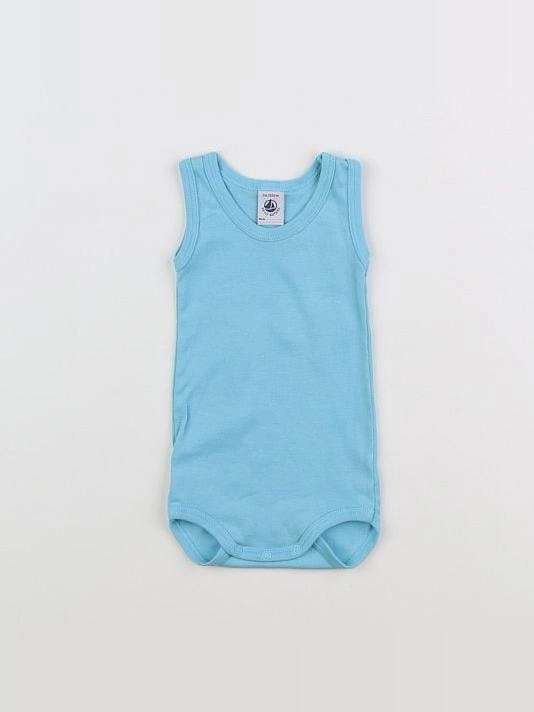 Petit Bateau - body bleu - 3 mois