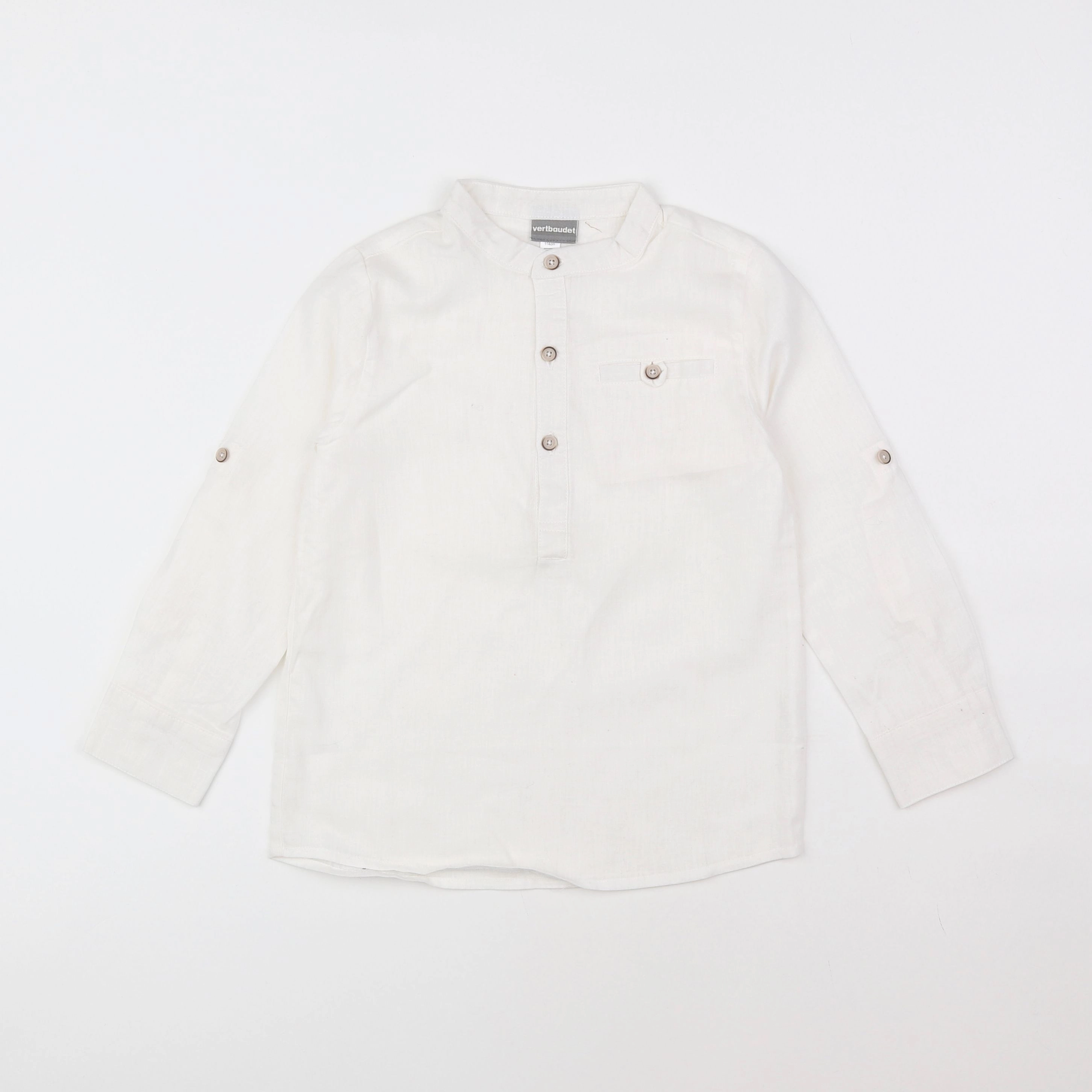 Vertbaudet - chemise blanc - 6 ans