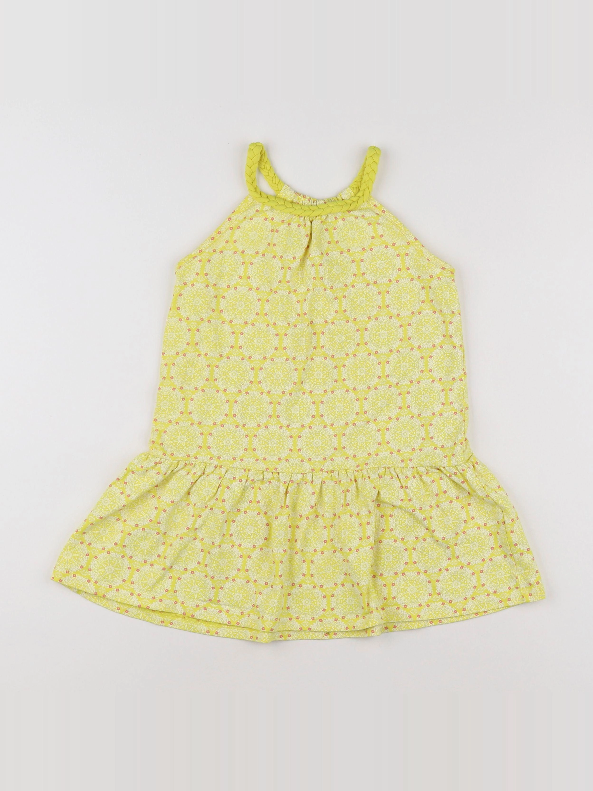 Vertbaudet - robe jaune - 6 ans