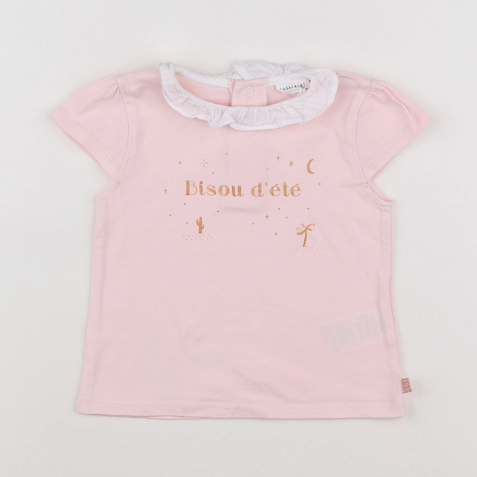 Carrément Beau - tee-shirt rose - 18 mois