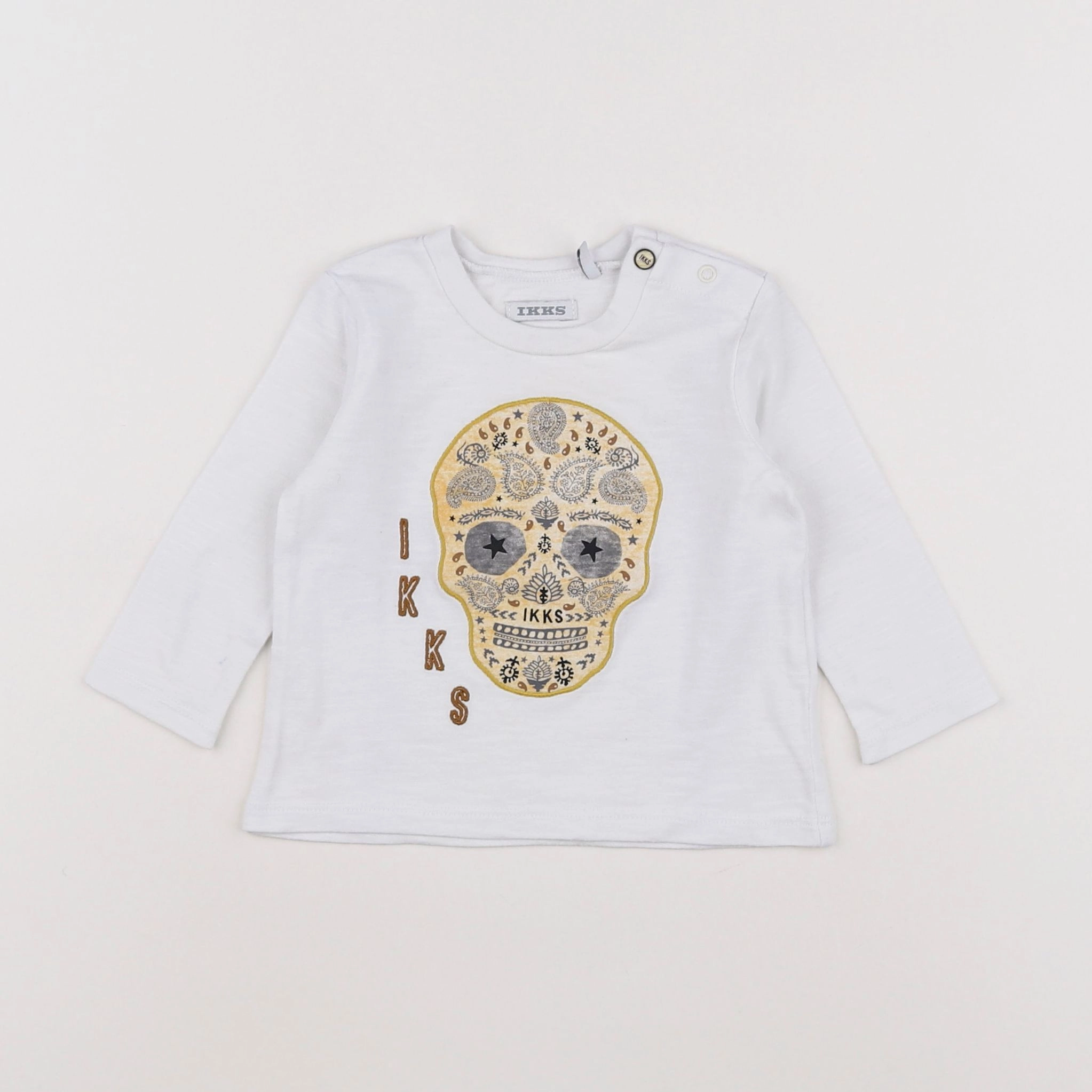 IKKS - tee-shirt blanc - 6 mois