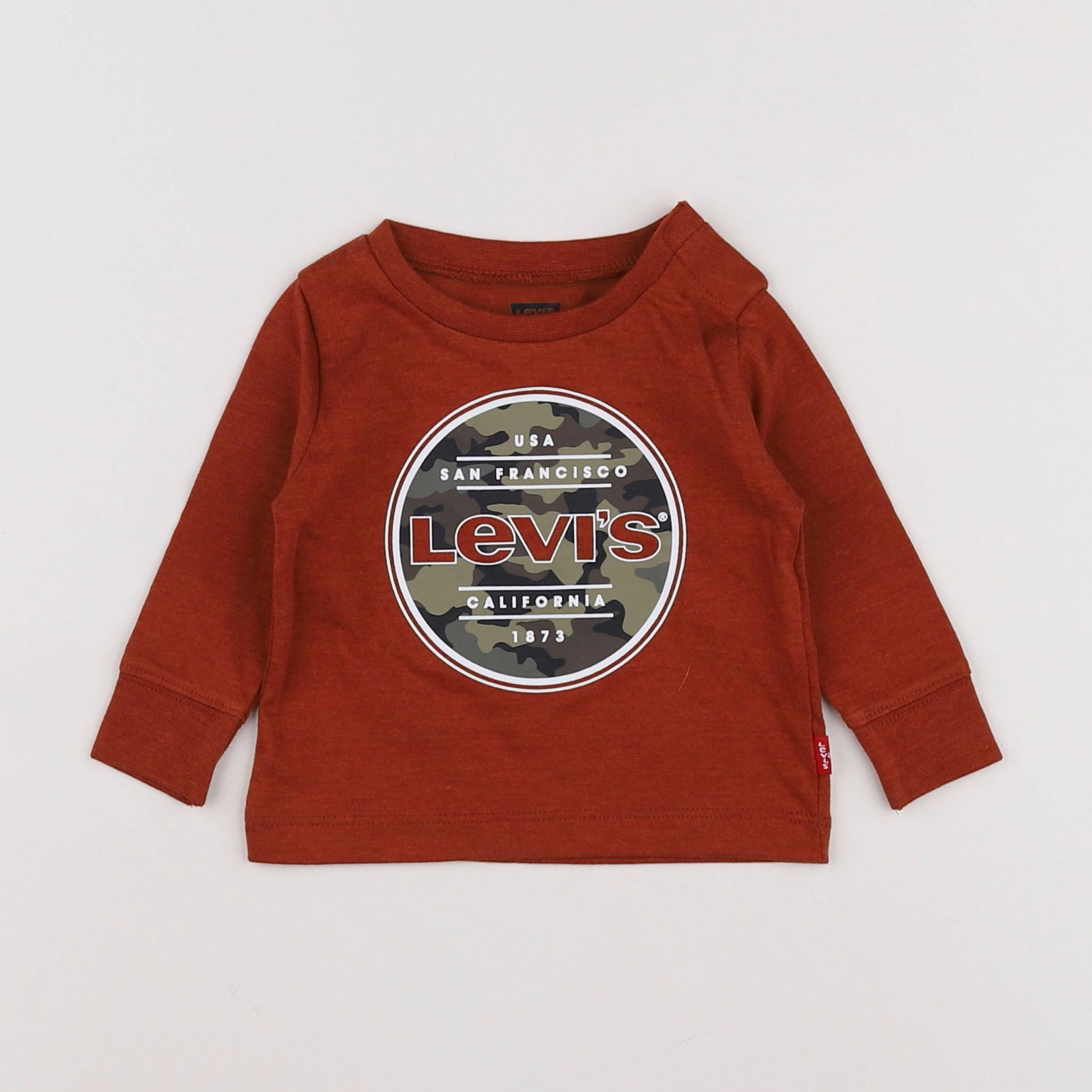 Levi's - tee-shirt marron - 3 mois