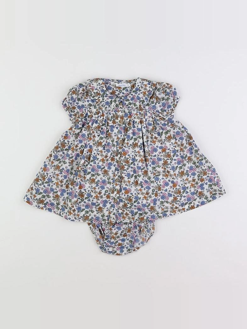 Boutchou - robe bleu - 6 mois