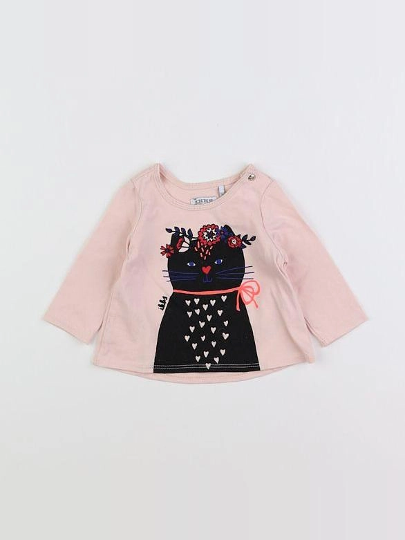 IKKS - tee-shirt rose - 3 mois