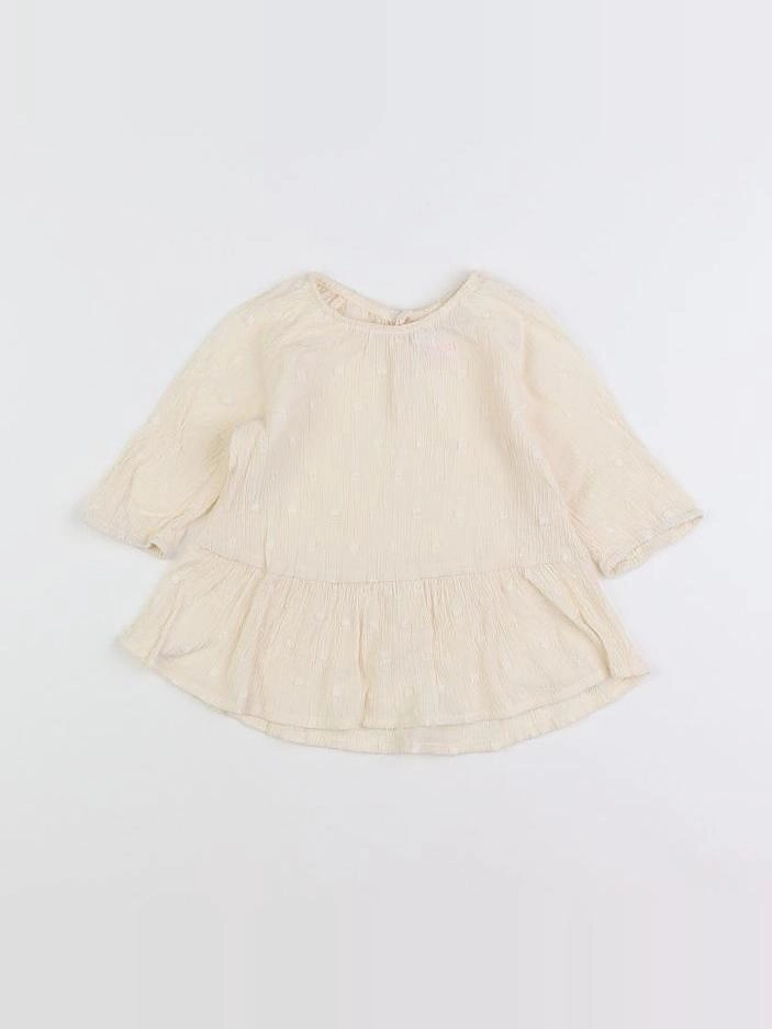 Zara - robe beige - 9/12 mois
