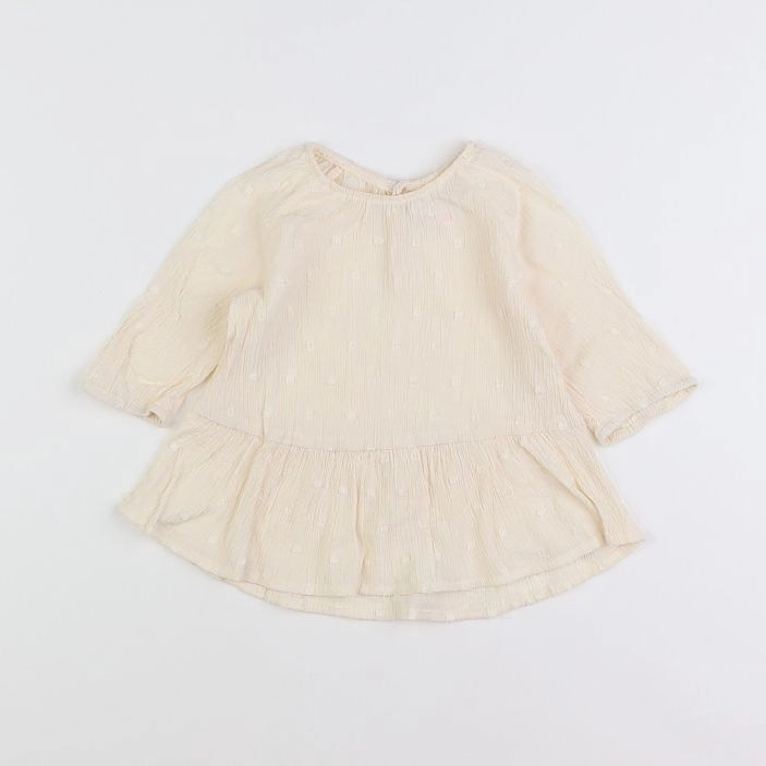 Zara - robe beige - 9/12 mois