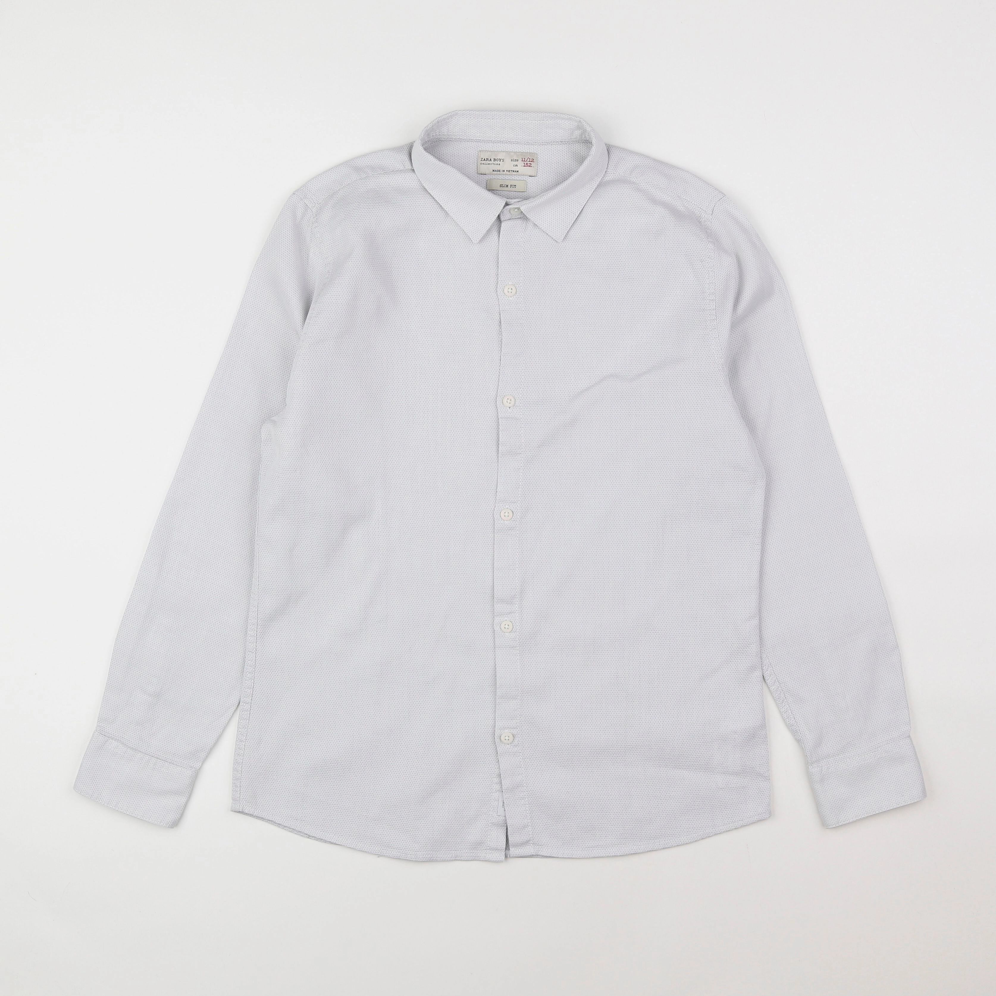 Zara - chemise gris - 11/12 ans